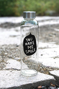 GLASFLASCHE: YOU MAKE ME SMILE