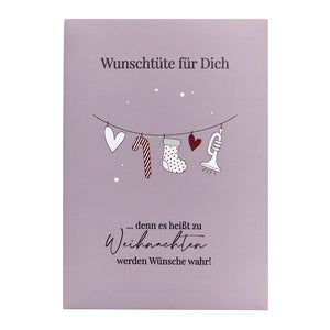 Blumensaat -Weihnachtswunschtüte