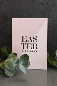 Postkarte matt A6: EASTER BLESSINGS (OSTERSEGEN)