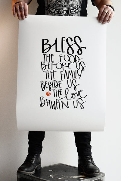 POSTER: BLESS THE FOOD BEFORE US