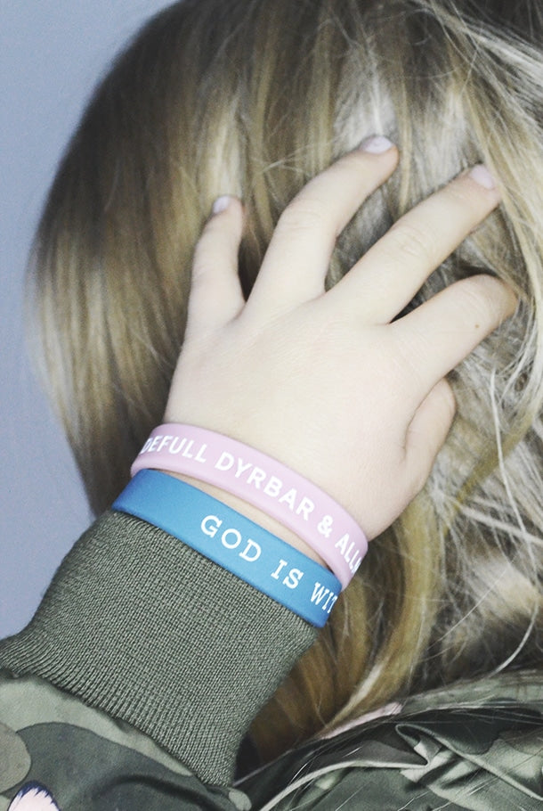 SILIKONARMBAND FÜR KIDS : GOD IS WITH ME