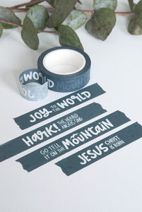 Weihnachts - Washi Tape: HARK THE HERALD ANGELS