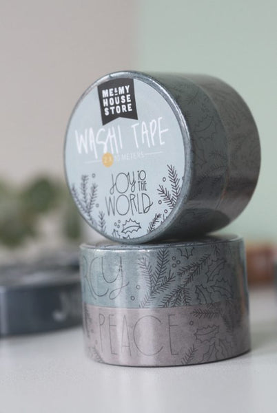 Weihnachts - Washi Tape im DOPPELPACK: JOY TO THE WORLD