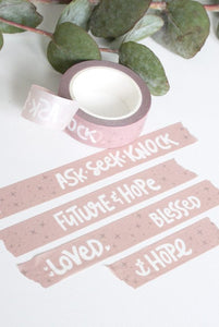 Washi Tape: FUTURE AND HOPE