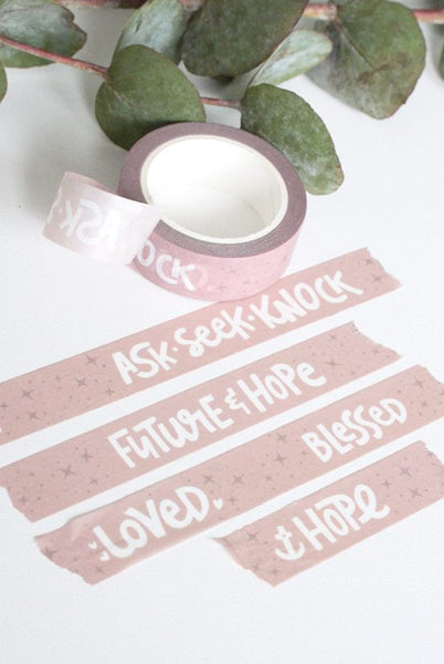 Washi Tape: FUTURE AND HOPE