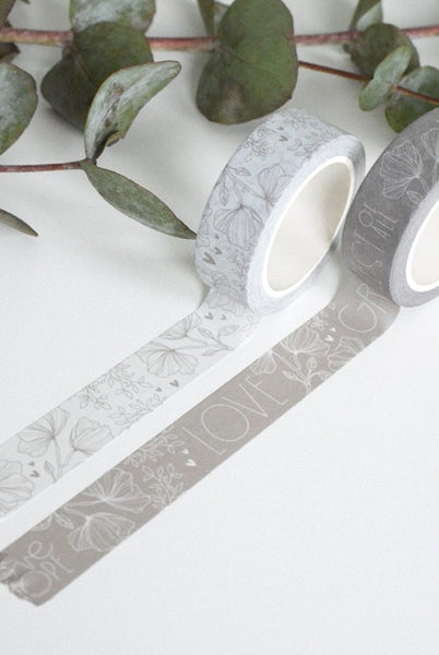 Washi Tape im DOPPELPACK: LOVE NEVER ENDS